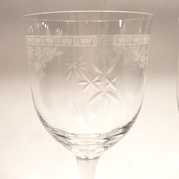 2 Noritake Morning Jewel Champagne Glasses Vintage 80s Lead Crystal Flutes Toast - Picture 4 of 8